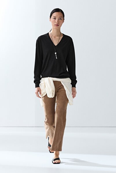 Massimo Dutti V yaka triko kazak