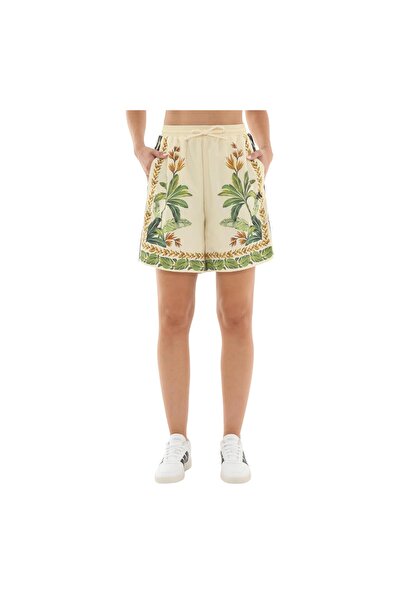 adidas Pantaloni scurți albi de damă FARM PRM SHORT JD6288