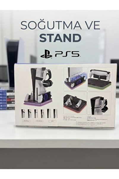 Jys PS5 / PS5 Slim / PS5 Pro & PlayStation Portal Uyumlu RGB Işıklı Soğutucu ...