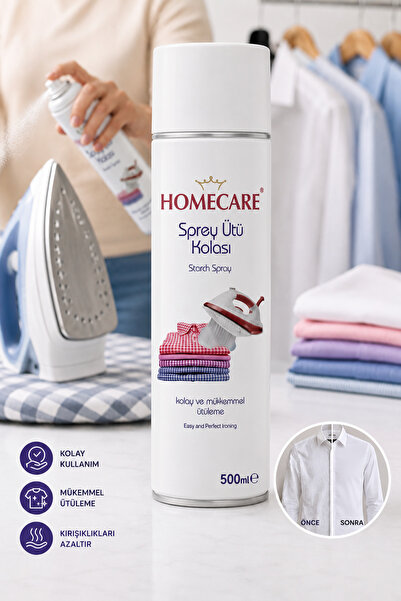 HomeCare Sprey Ütü Kolası - Kıyafetlerinizi Kolay ve Düzgün Ütülemek İçin