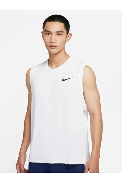 Nike Pro Dri-Fit Erkek Beyaz Antrenman Atleti