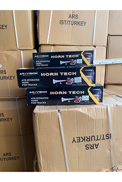 ARSVİSİON AUTO ACCESSORIES Marine Korna 12v Kendinden Motorlu Krom Havalı Korna