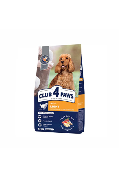 Club4Paws Club 4 Paws Light Hrană uscată pentru câini adulți sterilizați de t...