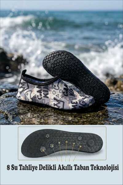 Sea&Blue Сиви детски морски обувки Кинг с неплъзгаща се силиконова подметка -...