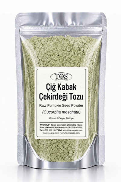 TOS The Organic Spices Çiğ Kabak Çekirdeği Tozu 250 gr (1. KALİTE) Cucurbita ...