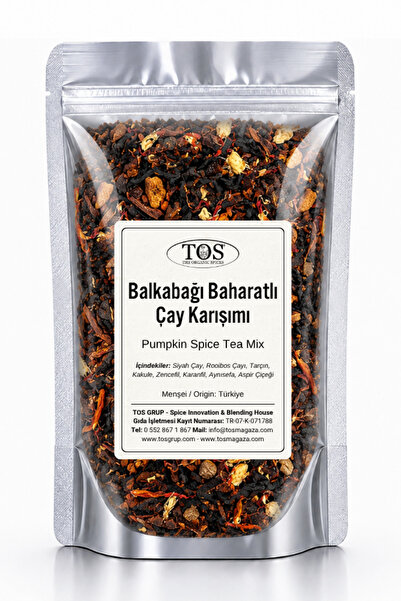 TOS The Organic Spices مزيج شاي توابل اليقطين - 40 جم، الأول مزيج شاي اليقطين...