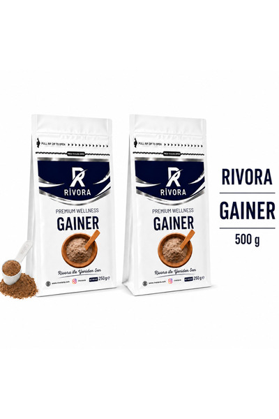 RİVORA 2’li Set Gainer 500g Protein ve Karbonhidrat İçeren Toz Karışımı