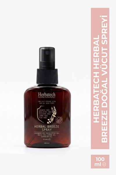 Herbatech Herbal Breeze Doğal Vücut Spreyi 100 ml - E Vitaminli Bitkisel Bakı...