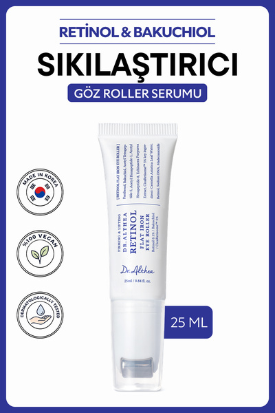 Dr.Althea Retinol Flat Iron Eye Roller | Kırışıklık Karşıtı Retinol Peptid Ce...