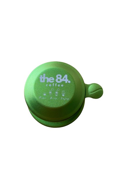 the84.coffee Vietnamese Phin Filter (GREEN) I Anodized Aluminum Traditional Coffee Dripper for Slow Brew, Authentic Vietnamese Coffee Maker, Reusable & Portable