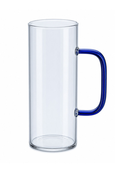 kumkumticaret Glass Coffee Cup with Handle Transparent Glass Cup Tea and Coff...