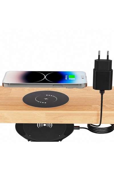 OEM Încărcător wireless invizibil sub birou, Încărcare rapidă 10W, Distanță d...