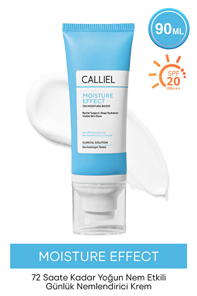 CALLİEL 72 Saat Yoğun Nemlendirme Etikili, 20 SPF, 4D Hyaluronic Acid ve Cica...
