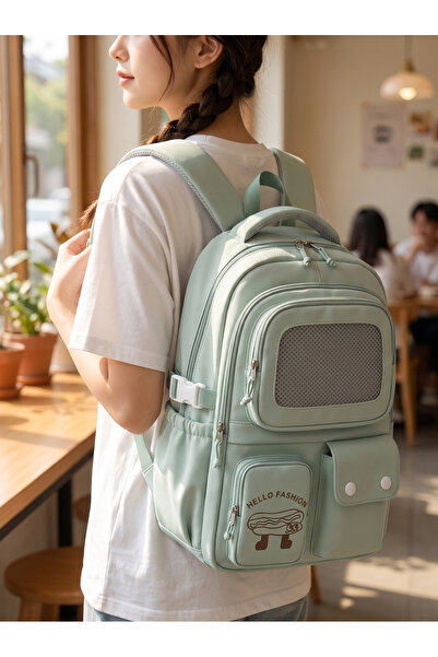 Kawaii Rucsac școlar în stil coreean cu accesorii importate premium