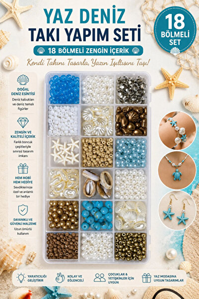By MO Accessories Σετ χόμπι για την κατασκευή κοσμημάτων με γυάλινες χάντρες ...