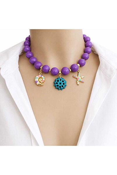 Sinem Şanlı Atelier Luna Suriyani Stone Sea Themed Evil Eye, Luck and Sun Fig...