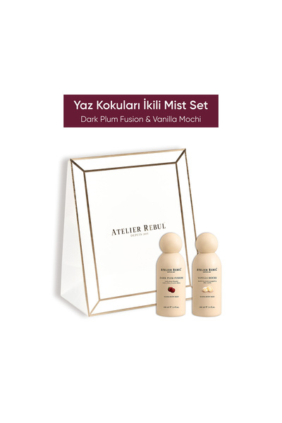 Atelier Rebul Dark Plum - Vanilla Mochi Saç ve Vücut Misti Hediye Seti - Sını...