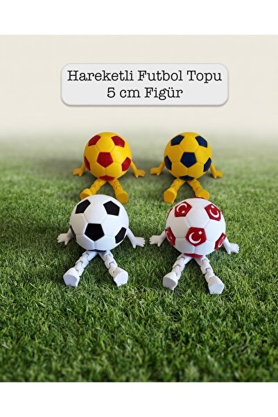 3DcraftTr 3D craftTr Hareketli Futbol Topu Figürü - 1 ADET - Tarafını Seç- Mi...
