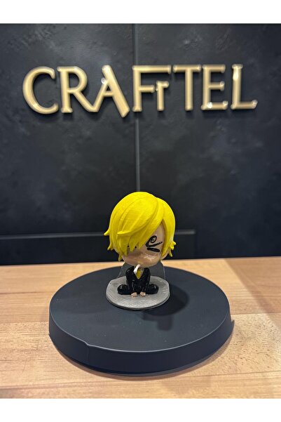 CRAFTEL One Piece Sanji 8 cm Koleksiyonluk Anime Chibi Mini Figür