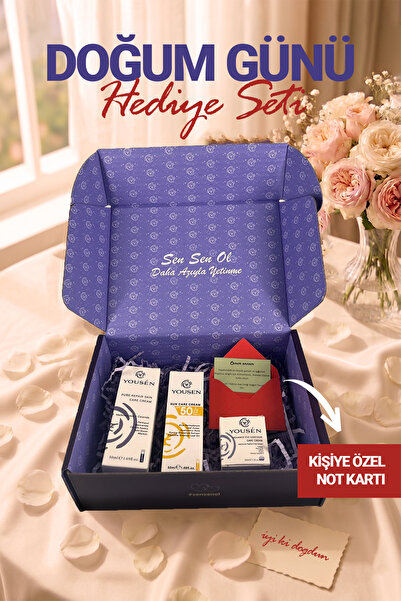 Yousen Doğum Gününe Özel Hediye "Cilt Bakım Seti" / Nemlendirici Set