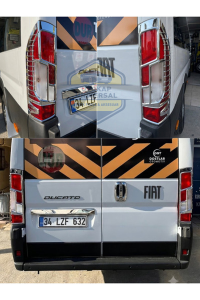Genel Markalar Citroen Jumper 2014-2025 Uyumlu Abs Krom Stop Çerçevesi Takım