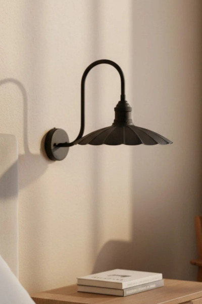 Bamyum Risso Black Color Sconce Single Wall Lamp Living Room Corridor Restaur...