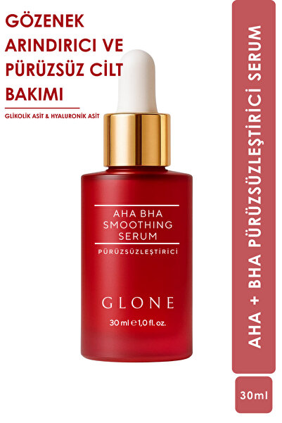 GLONE سيروم تنعيم أها باه 30 مل |   حمض الهيالورونيك، حمض الجليكوليك، ومحتوى ...