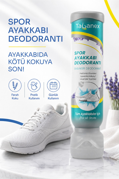 TABANEX Spor Ayakkabı Deodorantı - Koku Önleyici - Ferahlık
