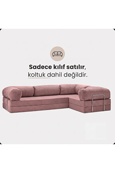 DECHOME 300x200 Köşe Koltuk Kılıfı| 9 Renk | 8 Parça Minder & Yastık Kılıfı