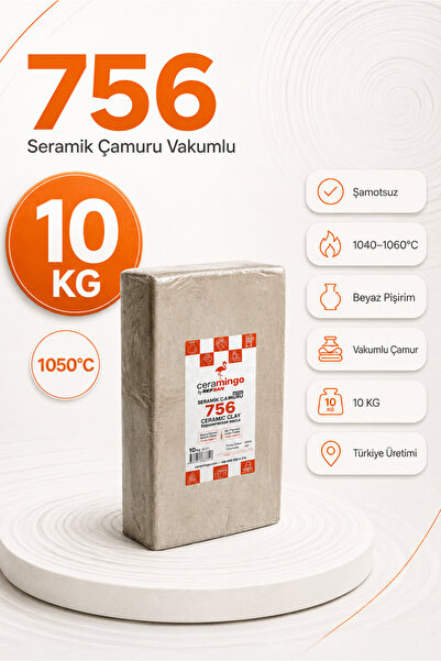 Ref-San 756 Seramik Çamuru Vakumlu - 10 Kg