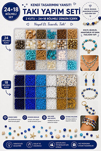 By MO Accessories 2'li Kutuda Yaz Sezonu Doğal Taş Deniz Yıldızı Deniz Kabuğu...