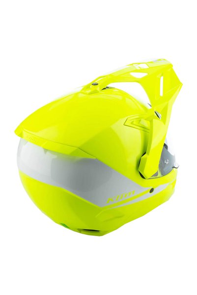 Klim X1 Alpha Carbon Korumalı ADV Motosiklet Kaskı Sarı Beyaz