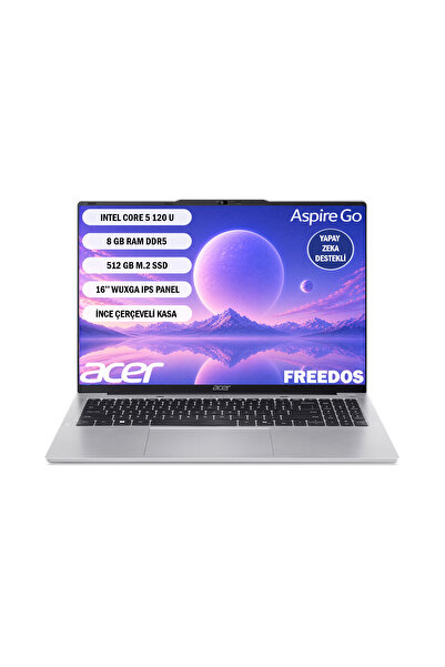 ACER ASPIRE GO AG16-71P 5120U 8GB 512SSD 15.6'' FREEDOS NX.JT2EY.001