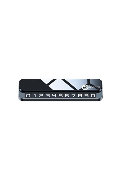lemontti Suport auto pentru parcare, 2 numere de telefon interschimbabile, Al...