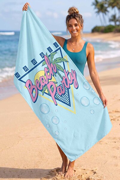 VEVİEN HOME Πετσέτα θαλάσσης Beach Party Digital Printed 75x150 cm