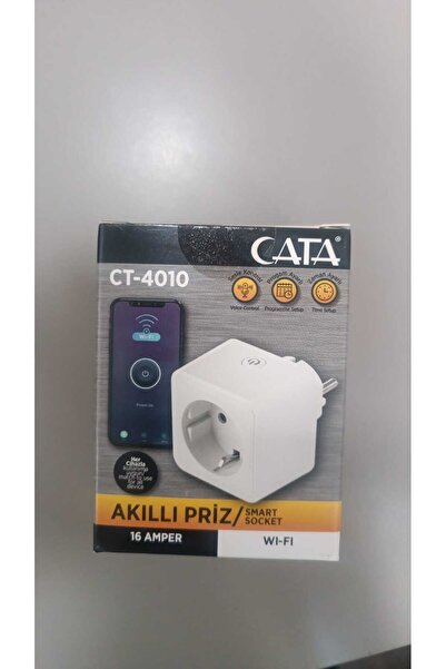 Cata CT-4010 16 Amper Wi-Fi Akıllı Priz - Telefondan Kontrollü, Uzaktan Kuman...