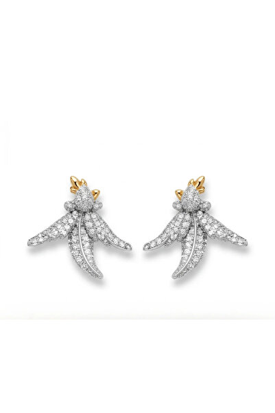 Asteria Jewelry أقراط على شكل طائر من ماركة تيف