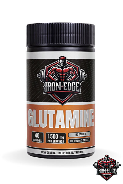 IRON EDGE Glutamine 500 mg 120 Tablet(Per Servıngs 1500 Mg) 40 Servis
