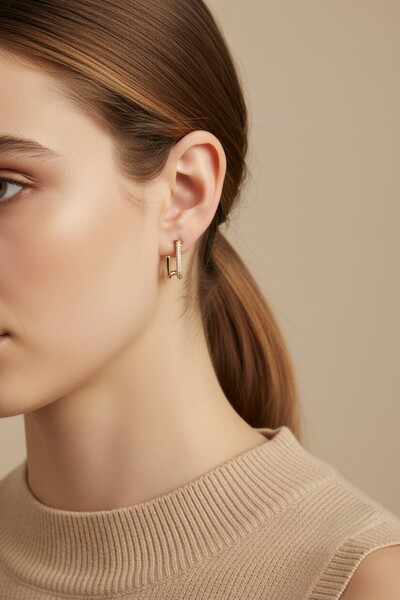 XUPING JEWELRY Style Pearl/Xuping Jewelry Aura Zircon Earrings