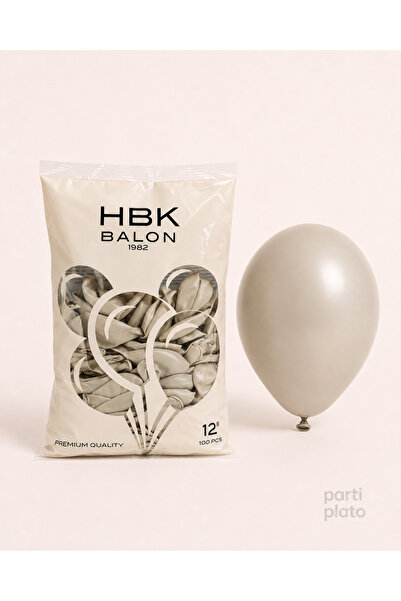HBK Balon Pastel 12" Balon HBK Deniz Kumu 100'lü