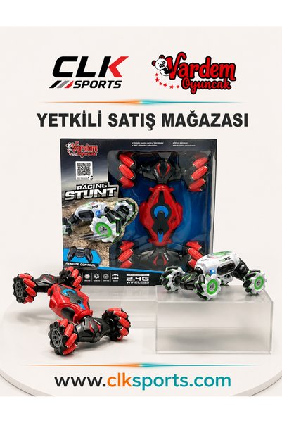 Vardem Uzaktan Kumandalı Full Fonksiyon Şarjlı Akrobat Araba Kırmızı