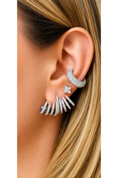Store Diva Charm Dualis Silver Küpe