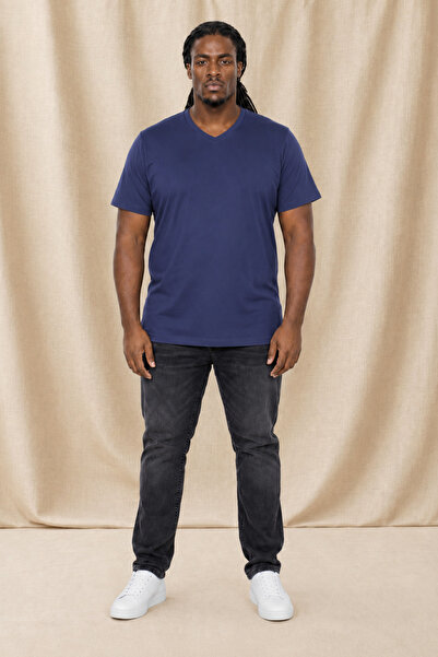 Starbattal Ανδρικό μπλουζάκι Lycra Basic με λαιμόκοψη 11170 Marin
