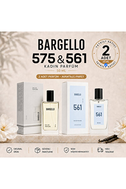 Bargello Erkek Parfüm Seti 561 Fresh + 575 Woody 50 Ml Edp