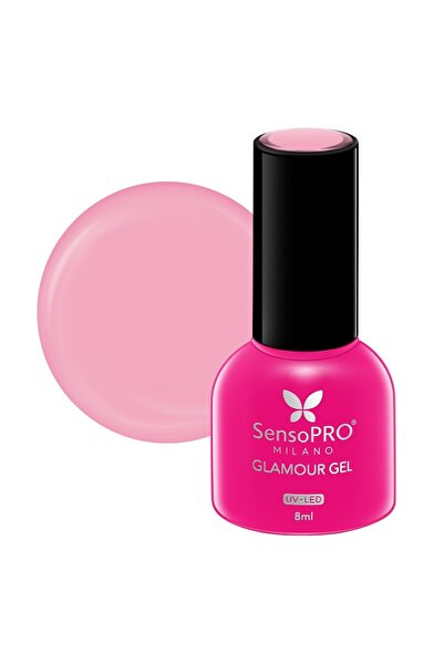 SensoPRO Milano Ημιμόνιμο Βερνίκι Νυχιών Τζελ Glamour 8ml, Τυχερή Ανεμώνη # 88
