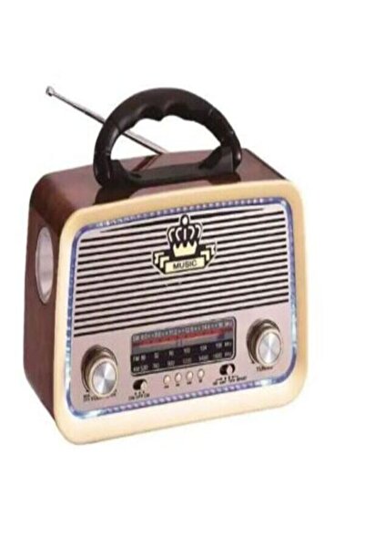 Cannar Cannavaro Cn-301 Bt Nostaljik Radyo Bluetooth + Ledli + Fener + Usb + ...