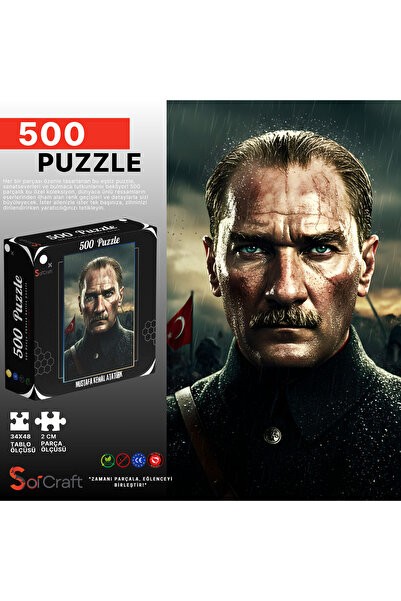 Soi Craft 500 Parça Puzzle Mustafa Kemal Atatürk #288