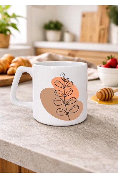 Eylül Design Boho Design Printed Mug Luxury Coffee Mug 250 ml