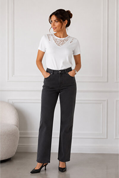 BALİNS Ornamental Stitched Women's Trousers