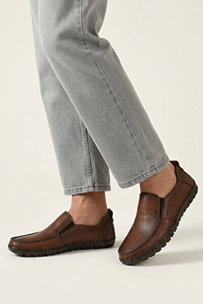 Ziya , Men's Genuine Leather Shoes 1511040Zy18231 Tan